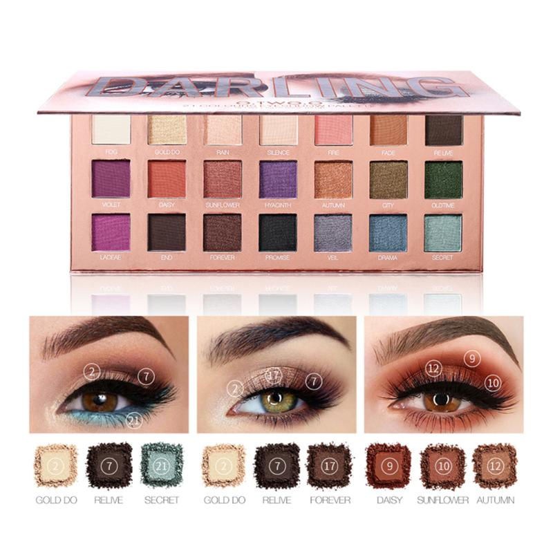 21 colors dream eyeshadow palette white silver blue color pigment waterproof long lasting shimmer Cosmetic matte eyeshadow, Yellow
21 colors dream eyeshadow palette white silver blue color pigment waterproof long lasting shimmer Cosmetic matte eyeshadow, Yellow