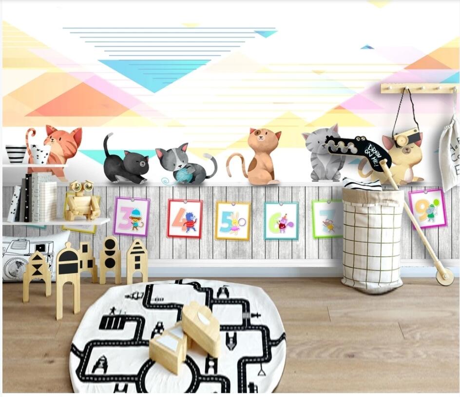 3d wallpaper custom photo mural on the wall Cute cartoon cat digital geometry children's room home decor photo wallpaper for walls 3 d, Non-woven
3d wallpaper custom photo mural on the wall Cute cartoon cat digital geometry children's room home decor photo wallpaper for walls 3 d, Non-woven