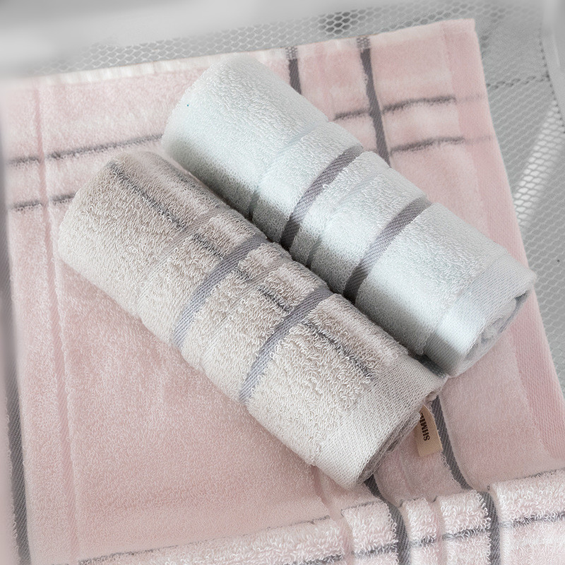 100% Cotton Hair Towel Simple Striped Absorbent Home Bathroom Small Square Child Kids Face Towel, Light pink
100% Cotton Hair Towel Simple Striped Absorbent Home Bathroom Small Square Child Kids Face Towel, Light pink