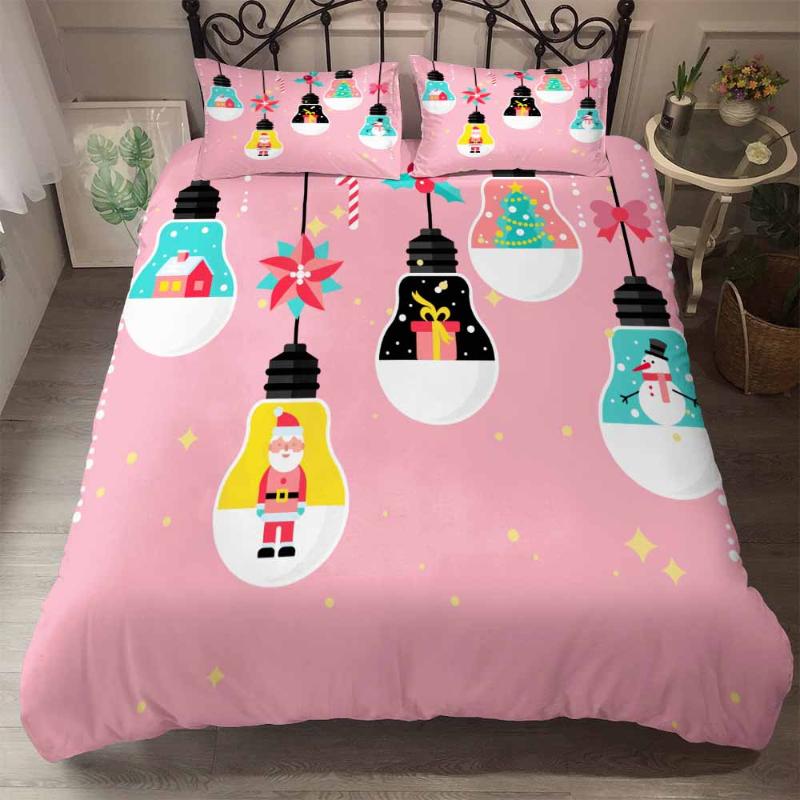 BEST.WENSD European and American Style Christmas Home Textile Bedding Set Creative Light Bulb 3d Comforter Set King Size 4pcs, As picture
BEST.WENSD European and American Style Christmas Home Textile Bedding Set Creative Light Bulb 3d Comforter Set King Size 4pcs, As picture