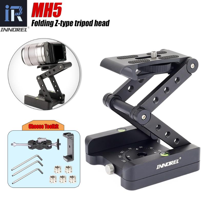 INNOREL MH5 foldable tripod head Z-shaped quick release plate can be rotated Vertical tilt Photographing Suitable for camera
INNOREL MH5 foldable tripod head Z-shaped quick release plate can be rotated Vertical tilt Photographing Suitable for camera