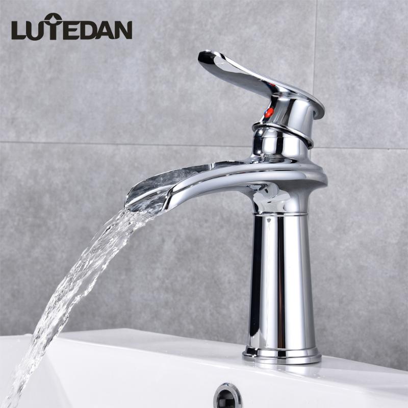 Lutedan Basin Faucets Waterfall Chrome Single Holder Single Hole Mounted Sink Taps Cold and Hot Mixer for Bathroom Faucets 
Lutedan Basin Faucets Waterfall Chrome Single Holder Single Hole Mounted Sink Taps Cold and Hot Mixer for Bathroom Faucets