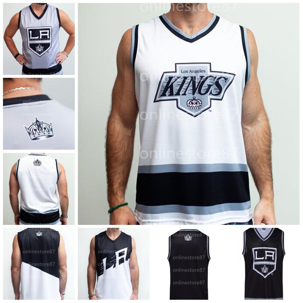 Los Angeles Kings Hockey Tank Blue White GREY vest customize any number and name hocke Jersey, Black
Los Angeles Kings Hockey Tank Blue White GREY vest customize any number and name hocke Jersey, Black
