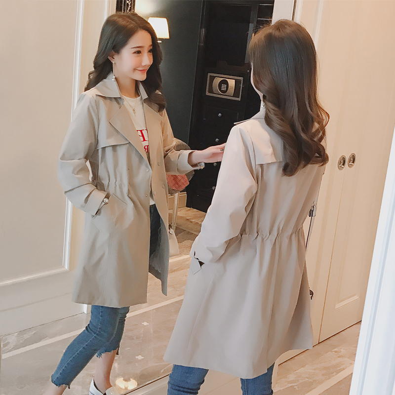 Abrigos Wild Elegant Trench Coat Mujer Spring Autumn Loose Double-breasted Overcoat Popular Temperament Thin Windbreaker Z215, Light pink
Abrigos Wild Elegant Trench Coat Mujer Spring Autumn Loose Double-breasted Overcoat Popular Temperament Thin Windbreaker Z215, Light pink