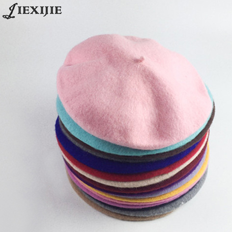 100% wool beret painter cap baked wheat cake cap warm girl High Quality Women Beret Warm Female Bonnet Hats Solid Color Winter, Dark grey
100% wool beret painter cap baked wheat cake cap warm girl High Quality Women Beret Warm Female Bonnet Hats Solid Color Winter, Dark grey