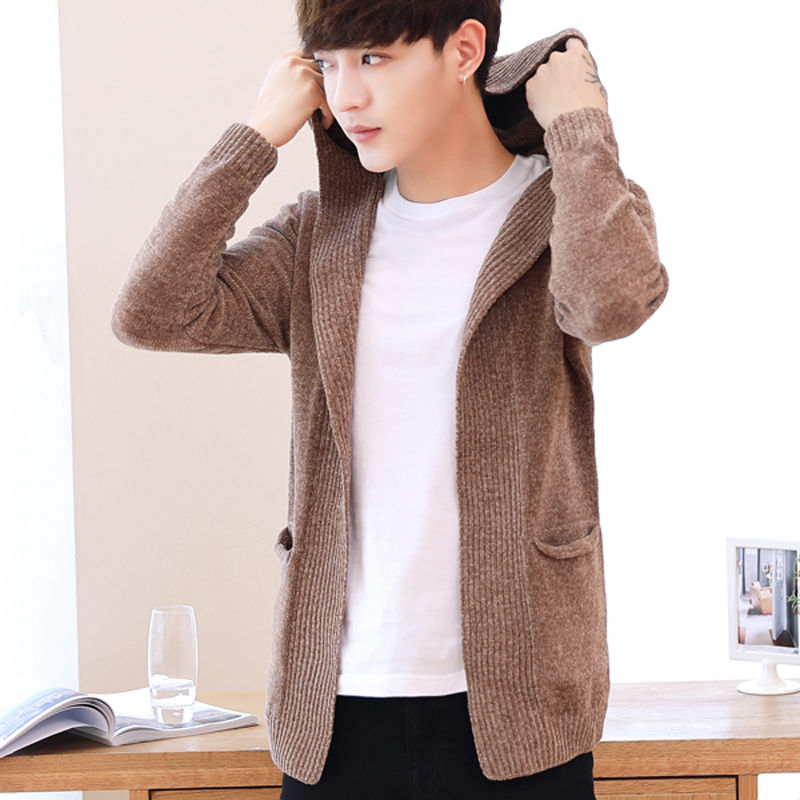 New Autumn Male's Casual Knitted Cardigans Solid Color Hoodies Outwear Slim Fit Fashion Sweaters Men Clothing Student Coat L66, Gray
New Autumn Male's Casual Knitted Cardigans Solid Color Hoodies Outwear Slim Fit Fashion Sweaters Men Clothing Student Coat L66, Gray