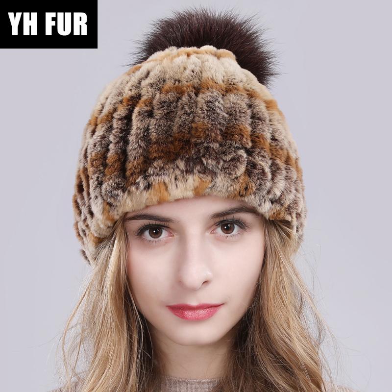 2020 Real Rex Fur Hat Women Winter Warm Handmade Knit 100% Rex Fur Caps With Ball Real Beanies Hats, Color 1
2020 Real Rex Fur Hat Women Winter Warm Handmade Knit 100% Rex Fur Caps With Ball Real Beanies Hats, Color 1
