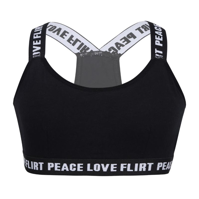 2Pcs Puberty Growing Young Girls Padded Cotton Bra Top Wide Elastic Shoulder Straps X-Back Training Bra Underwear Sport Undies, Black white
2Pcs Puberty Growing Young Girls Padded Cotton Bra Top Wide Elastic Shoulder Straps X-Back Training Bra Underwear Sport Undies, Black white
