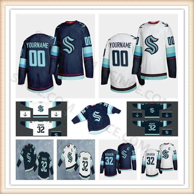 NWT 2020 Seattle Kraken Ice Hockey Jersey Custom Any Name Any Number Stitched Uniforms Men Women Youth Size S-3XL Factory Outlet, Women navy
NWT 2020 Seattle Kraken Ice Hockey Jersey Custom Any Name Any Number Stitched Uniforms Men Women Youth Size S-3XL Factory Outlet, Women navy