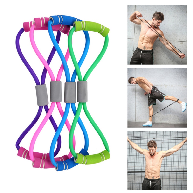 Yoga Gym Fitness Resistance 8 Word Chest Expander Rubber Tubing Pull Rope Workout Muscle Fitness Rubber Elastic Bands Hot
Yoga Gym Fitness Resistance 8 Word Chest Expander Rubber Tubing Pull Rope Workout Muscle Fitness Rubber Elastic Bands Hot