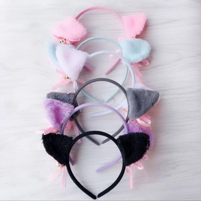 Girl Ear Bell Cat Cosplay Head Hoop Headdress Lady Headband Clip Hair Bands birthday wedding
Girl Ear Bell Cat Cosplay Head Hoop Headdress Lady Headband Clip Hair Bands birthday wedding