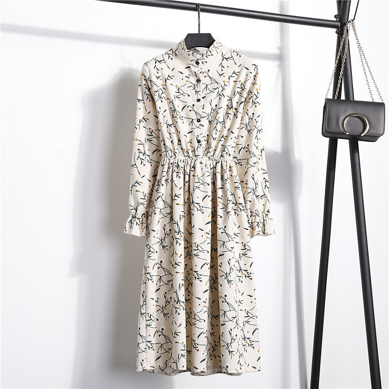 QRWR High Elastic Waist Corduroy Vintage Women Dress A-line Full Sleeve Flower Plaid Print Feminino Midi Dress Women, 10
QRWR High Elastic Waist Corduroy Vintage Women Dress A-line Full Sleeve Flower Plaid Print Feminino Midi Dress Women, 10