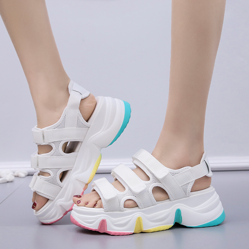 New Women Sandals Women Summer Platform Sandals Shoes Breathable Comfort Walking white shoes ladies shoe
New Women Sandals Women Summer Platform Sandals Shoes Breathable Comfort Walking white shoes ladies shoe