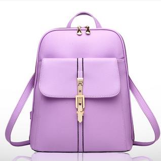 New-Genuine Leather Women's backpack bag Polyester school bag handbags shoulder purse free Nylon shipping