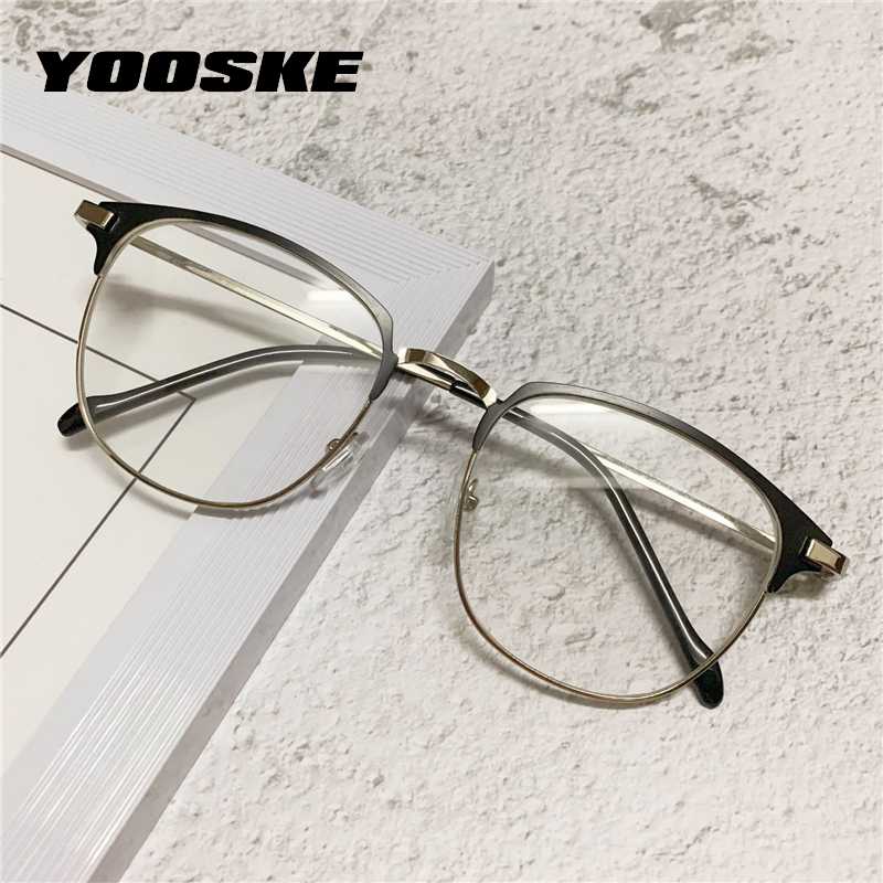 YOOSKE Anti Blue-rays Glasses Frames Men Business Computer Blue Light Blocking Eyeglasses Women Half Frame Optical Spectacles
YOOSKE Anti Blue-rays Glasses Frames Men Business Computer Blue Light Blocking Eyeglasses Women Half Frame Optical Spectacles