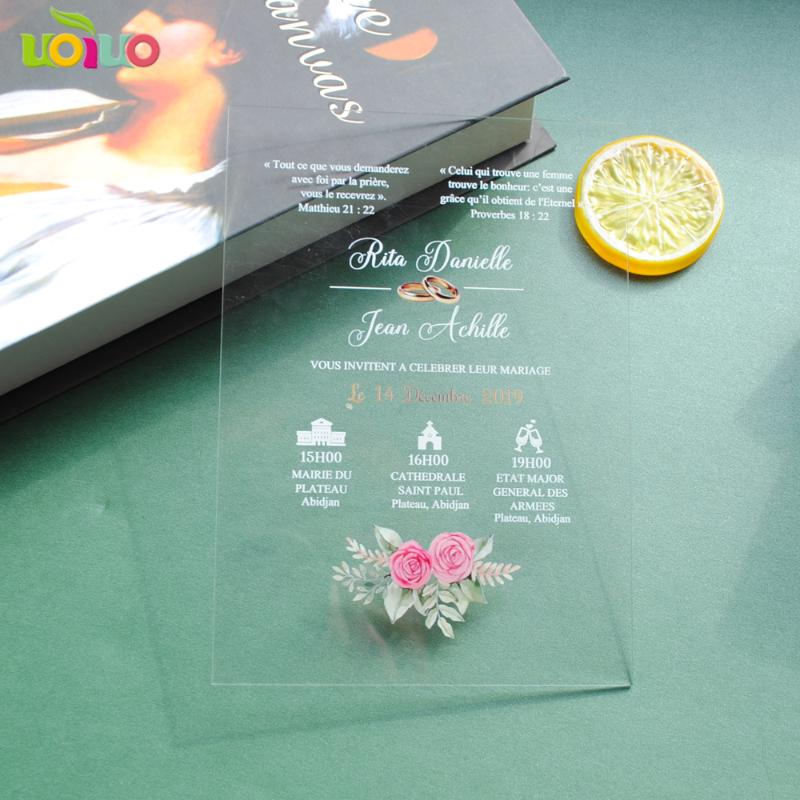Transparent Crystal Acrylic Invitations Invitations Wedding Supplies Table Cards Business
Transparent Crystal Acrylic Invitations Invitations Wedding Supplies Table Cards Business
