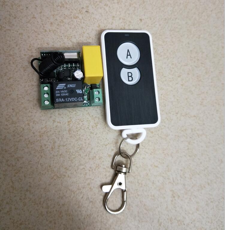 433mhz RF mini Wireless Remote Control AC 220 V 1 ch 1* receiver+1*transmitter power on and off
433mhz RF mini Wireless Remote Control AC 220 V 1 ch 1* receiver+1*transmitter power on and off