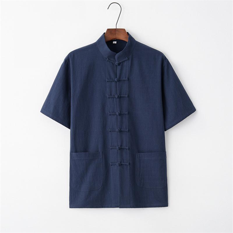 Chinese Traditional Mandarin Collar Colthing Men Cotton Linen Wing Chun Tang Suit Top Summer Shirt Blouse For Men -4XL, Beige
Chinese Traditional Mandarin Collar Colthing Men Cotton Linen Wing Chun Tang Suit Top Summer Shirt Blouse For Men -4XL, Beige