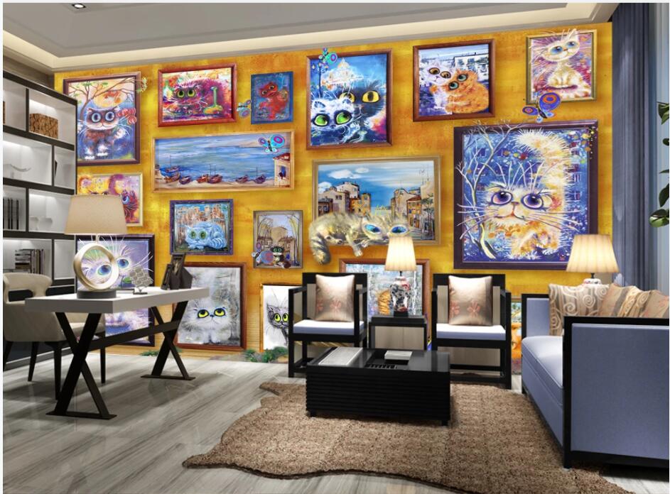 custom mural on the wall 3d photo wallpaper Retro cat frameless painting mosaic gallery home decor living room wall papers for walls 3 d, Non-woven
custom mural on the wall 3d photo wallpaper Retro cat frameless painting mosaic gallery home decor living room wall papers for walls 3 d, Non-woven