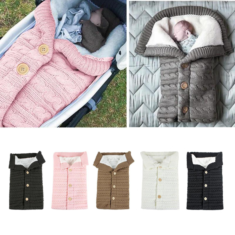 Winter Baby Knitting Sleeping Bags Newborn Baby Products Blanketsable Autumn Warm Newborn Soft Infant Sleepsack Fleece Blanket
Winter Baby Knitting Sleeping Bags Newborn Baby Products Blanketsable Autumn Warm Newborn Soft Infant Sleepsack Fleece Blanket