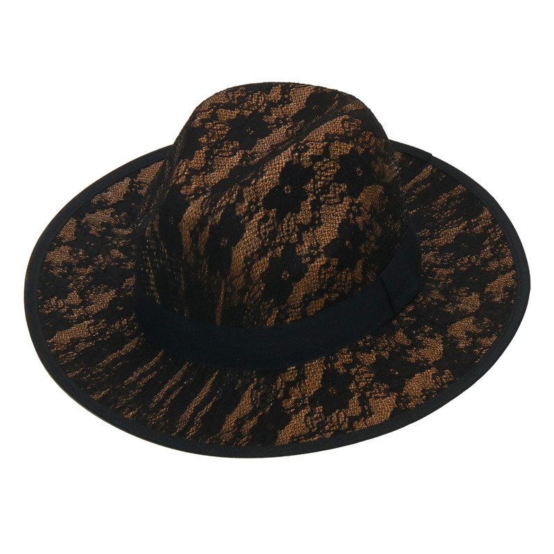 2020 fashion lace panama hats for women dress up sun hat ladies black caps S1101
2020 fashion lace panama hats for women dress up sun hat ladies black caps S1101