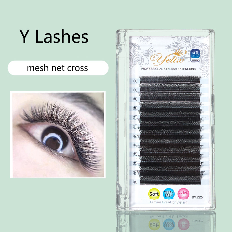 Yelix Individual Lashes YY for Eyelash Extension Premade Volume Fans Lashes Extension for Professionals Natural False Eyelashes
Yelix Individual Lashes YY for Eyelash Extension Premade Volume Fans Lashes Extension for Professionals Natural False Eyelashes