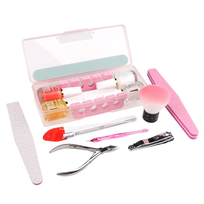 15pcs/set Nail Kit Art Sand Files Buffer Sponge Block Powder brush Cuticle Pusher Gel Polish Set Acrylic Manicure Tools With Box
15pcs/set Nail Kit Art Sand Files Buffer Sponge Block Powder brush Cuticle Pusher Gel Polish Set Acrylic Manicure Tools With Box