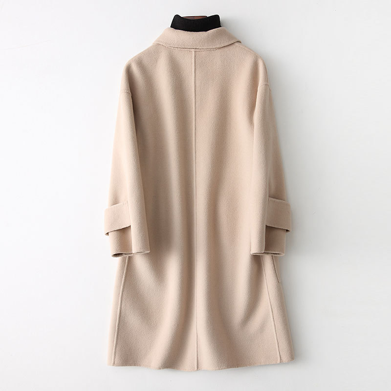 2020 Women Wool Coat Double-sided Spring Autumn New Woolen Coat Ladies Simple Female Jacket Coats Abrigo Mujer KJ782, Beige
2020 Women Wool Coat Double-sided Spring Autumn New Woolen Coat Ladies Simple Female Jacket Coats Abrigo Mujer KJ782, Beige