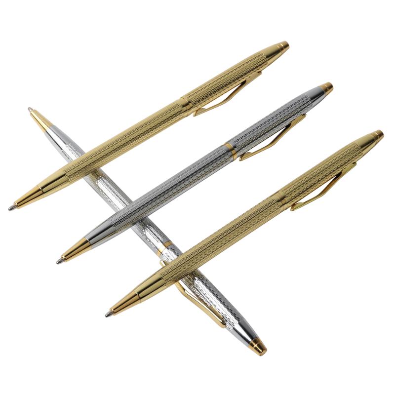 2/20/PCS Ballpoint Pen Stainless Steel Rod Rotating Metal Ball Pens For School Office Ink Black Blue Commercial Gift Stationery, 2pcs gold
2/20/PCS Ballpoint Pen Stainless Steel Rod Rotating Metal Ball Pens For School Office Ink Black Blue Commercial Gift Stationery, 2pcs gold