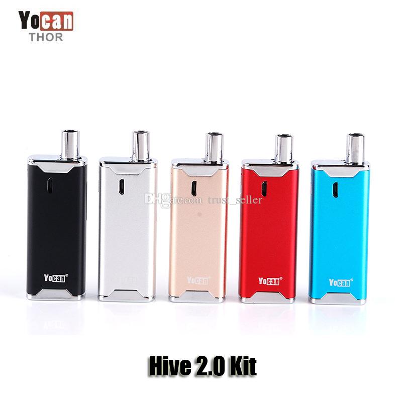 100% Original Yocan Hive 2.0 Kit Wax/Thick Oil 2 in 1 Dab Vape Vaporizers 650mAh VV Battery Mod Glass Atomizer Authentic
100% Original Yocan Hive 2.0 Kit Wax/Thick Oil 2 in 1 Dab Vape Vaporizers 650mAh VV Battery Mod Glass Atomizer Authentic