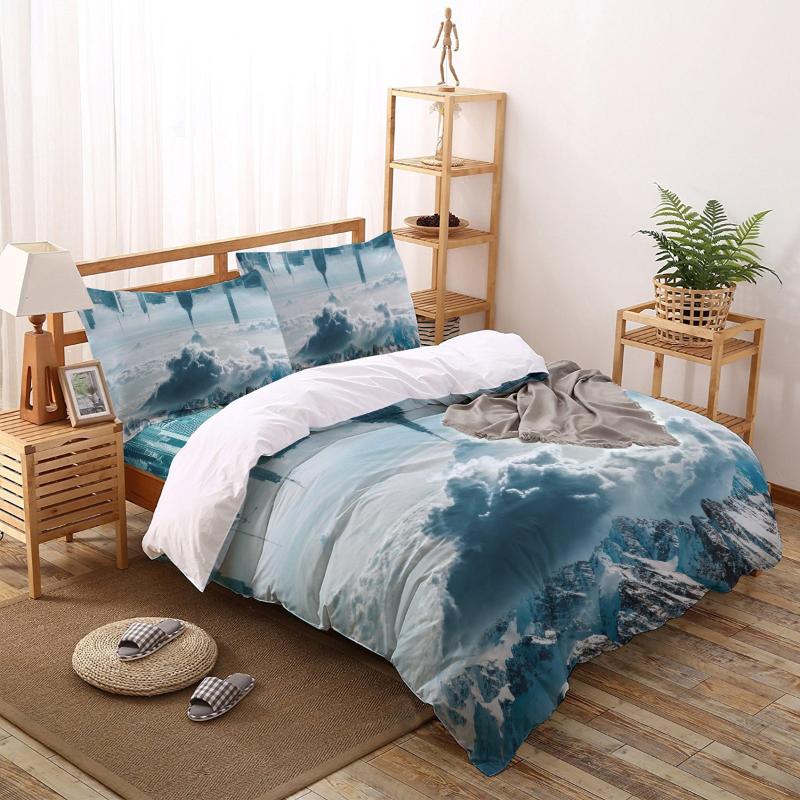 Snow Mountain City Sky Printed Bedding Sets Duvet Cover Set Pillowcase Bed Sets Home Bedclothes Bed Linen, As pic
Snow Mountain City Sky Printed Bedding Sets Duvet Cover Set Pillowcase Bed Sets Home Bedclothes Bed Linen, As pic