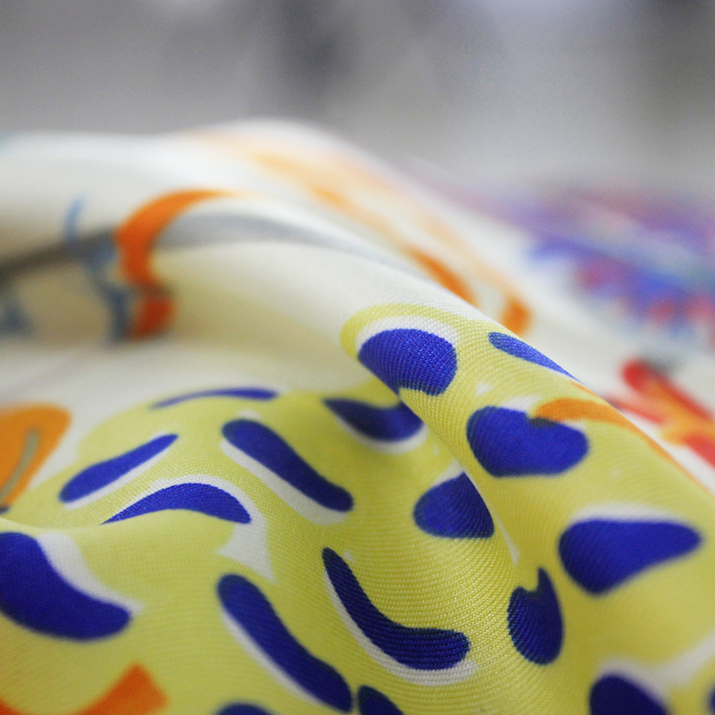 Silk Twill Square Scarf Women Large Shawl Stole Hijab Soie Vintage Woman Floral Print Scarfs 130 130cm Wholesale