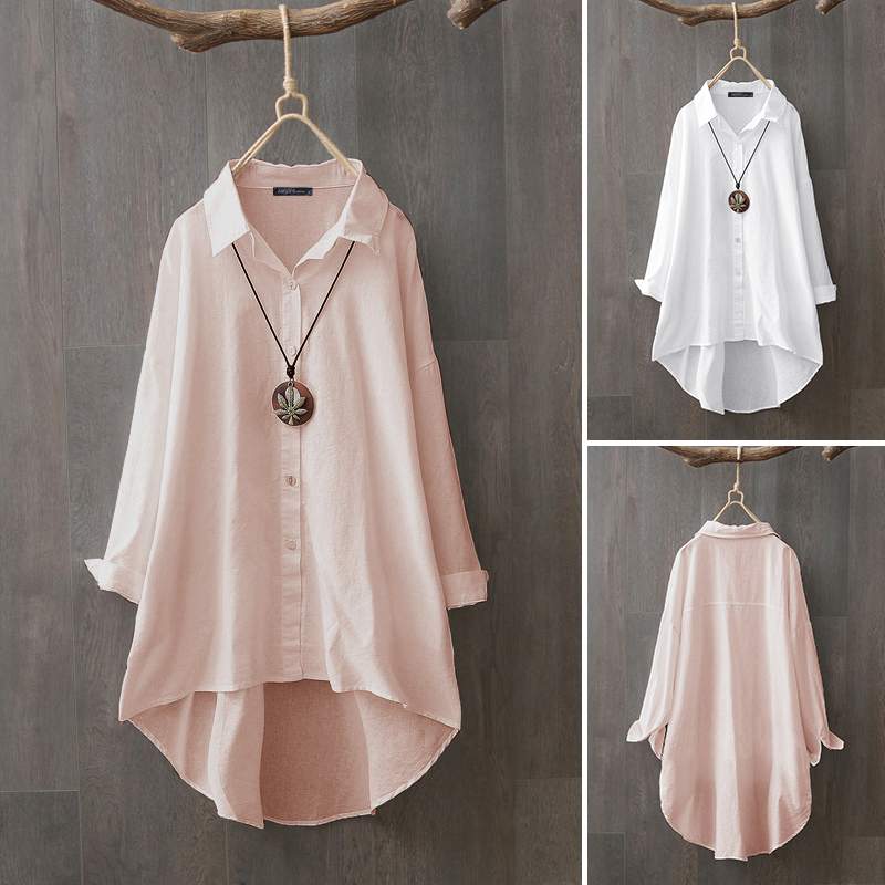 ZANZEA Women Work White Shirts Women Casual Blouse Ladies Work Office Shirts Elegant Lapel Neck Blusas Chemise Plus Size Tops, Pink
ZANZEA Women Work White Shirts Women Casual Blouse Ladies Work Office Shirts Elegant Lapel Neck Blusas Chemise Plus Size Tops, Pink