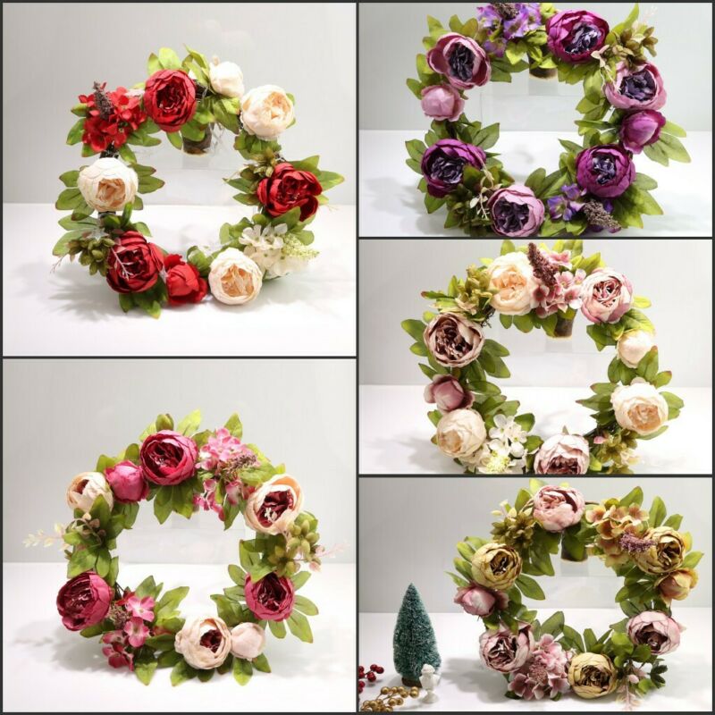 5 Colors Merry Christmas Artificial Simulation Peony Flower Door Wall Hanging Wreath 40cm Xmas Home Decor, Red
5 Colors Merry Christmas Artificial Simulation Peony Flower Door Wall Hanging Wreath 40cm Xmas Home Decor, Red