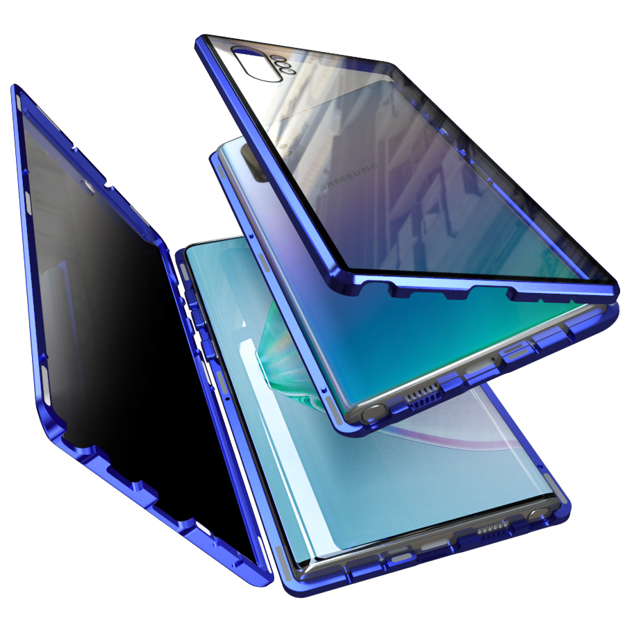 Magnetic Adsorption Shockproof Metal bumper case Anti Spy Privacy Tempered Glass Screen Protector For Samsung Galaxy Note 10+ plus Note 9 8, Black
Magnetic Adsorption Shockproof Metal bumper case Anti Spy Privacy Tempered Glass Screen Protector For Samsung Galaxy Note 10+ plus Note 9 8, Black