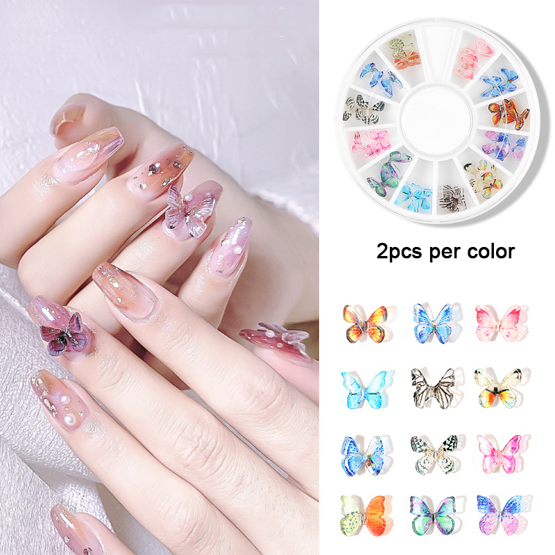 24PCS 3D Resin Butterfly Nail Jewelry 3d Nail Art Charms Decorations Handmade Mini Butterfly DIY Manicure Supplies 2020
24PCS 3D Resin Butterfly Nail Jewelry 3d Nail Art Charms Decorations Handmade Mini Butterfly DIY Manicure Supplies 2020