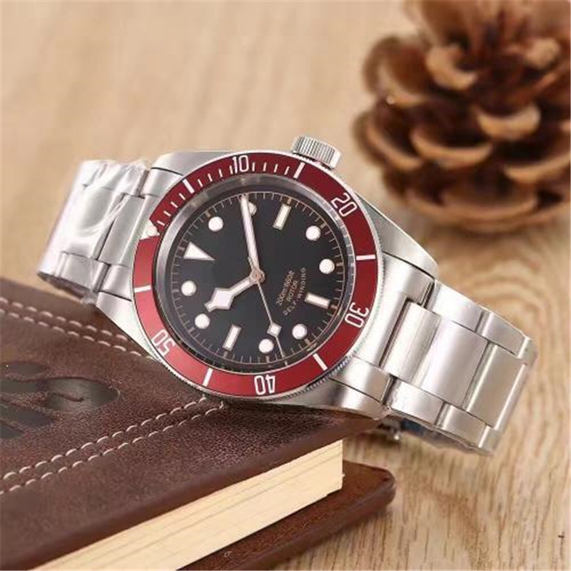 2020 Luxury Mens Watch Stainless Steel Automatic Movement Mechanical Red Bezel Black Dial Solid Clasp Geneve Men Watches, 582
2020 Luxury Mens Watch Stainless Steel Automatic Movement Mechanical Red Bezel Black Dial Solid Clasp Geneve Men Watches, 582