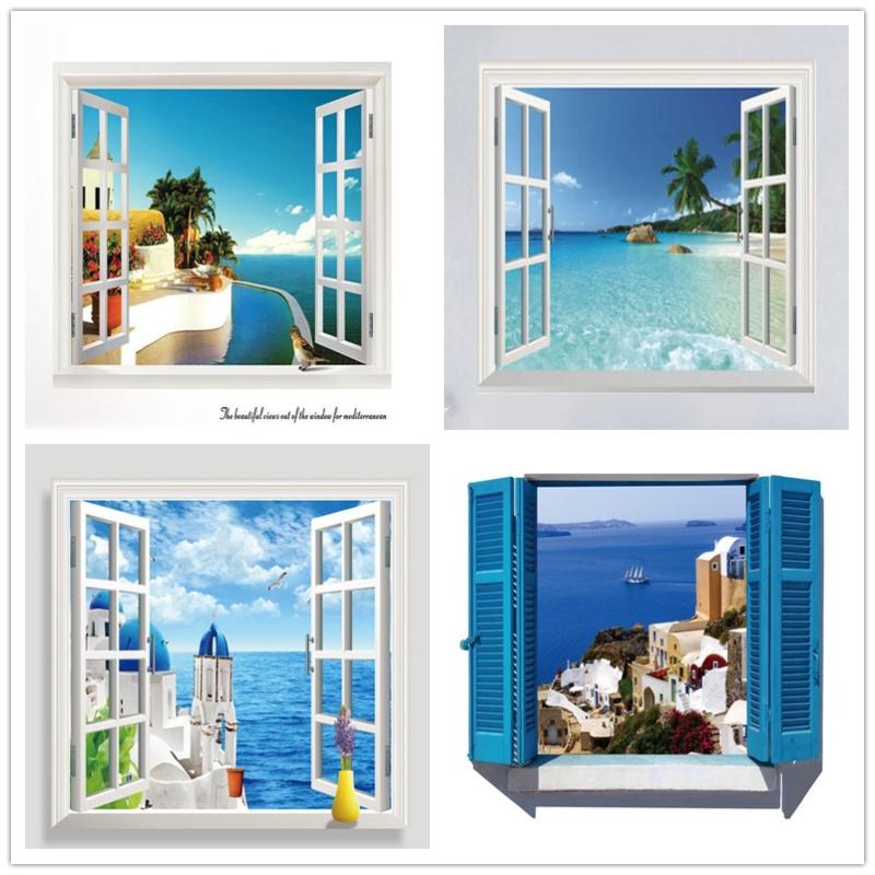 3d Window Wall Stickers For Living-room Bedroom Study Room Home Decor Scenery Sea Hill Animal Forest Space Pvc Mural Art Decals
3d Window Wall Stickers For Living-room Bedroom Study Room Home Decor Scenery Sea Hill Animal Forest Space Pvc Mural Art Decals