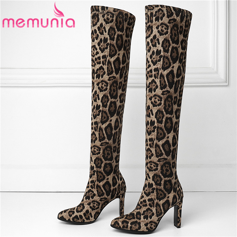 2020 New Slim over the knee boots women leopard high heels ladies thigh high boots autumn winter shoes fashion long, Black
2020 New Slim over the knee boots women leopard high heels ladies thigh high boots autumn winter shoes fashion long, Black