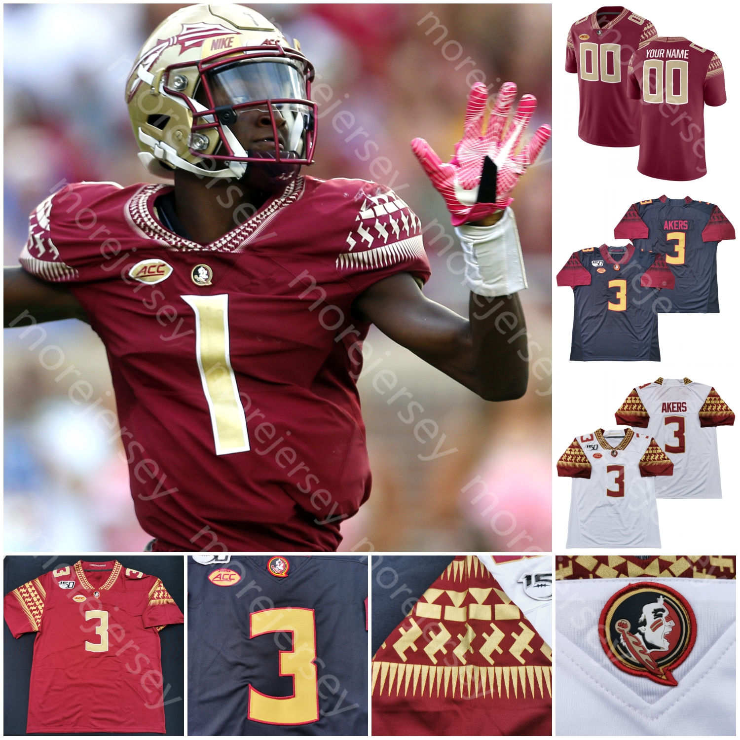 Custom 2020 FSU Florida State Football Jersey NCAA College Murray Burns James Cook Ramsey Benjamin Rhodes E.J. Manuel Ponder Boldin Warrick, No extra patch
Custom 2020 FSU Florida State Football Jersey NCAA College Murray Burns James Cook Ramsey Benjamin Rhodes E.J. Manuel Ponder Boldin Warrick, No extra patch