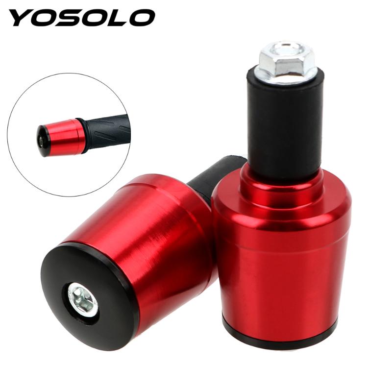 YOSOLO 1 Pair Universal For 7/8" 17cm Motorcycle Handlebar Grip Ends Motorcycle Handle Plug Weights Anti Vibration Silder Plug
YOSOLO 1 Pair Universal For 7/8" 17cm Motorcycle Handlebar Grip Ends Motorcycle Handle Plug Weights Anti Vibration Silder Plug