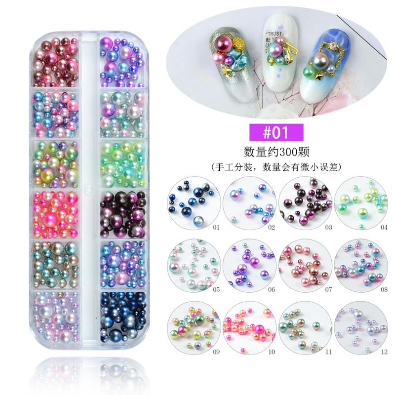 12 Grids Mix Nail Rivets Bar AB Rhinestones Punk Studs Nails Sequins Stones Mermaid Pearl Bead Caviar 3D Nails Art Decorations
12 Grids Mix Nail Rivets Bar AB Rhinestones Punk Studs Nails Sequins Stones Mermaid Pearl Bead Caviar 3D Nails Art Decorations