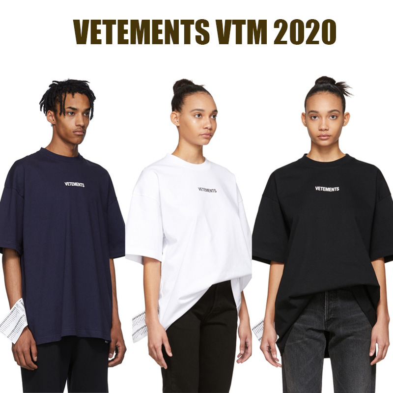 VETEMENTS VTM Letter Patch Tee Oversize Fashion Short Sleeve Loose Casual Mens Womens Cotton Tee shirts, Blue
VETEMENTS VTM Letter Patch Tee Oversize Fashion Short Sleeve Loose Casual Mens Womens Cotton Tee shirts, Blue
