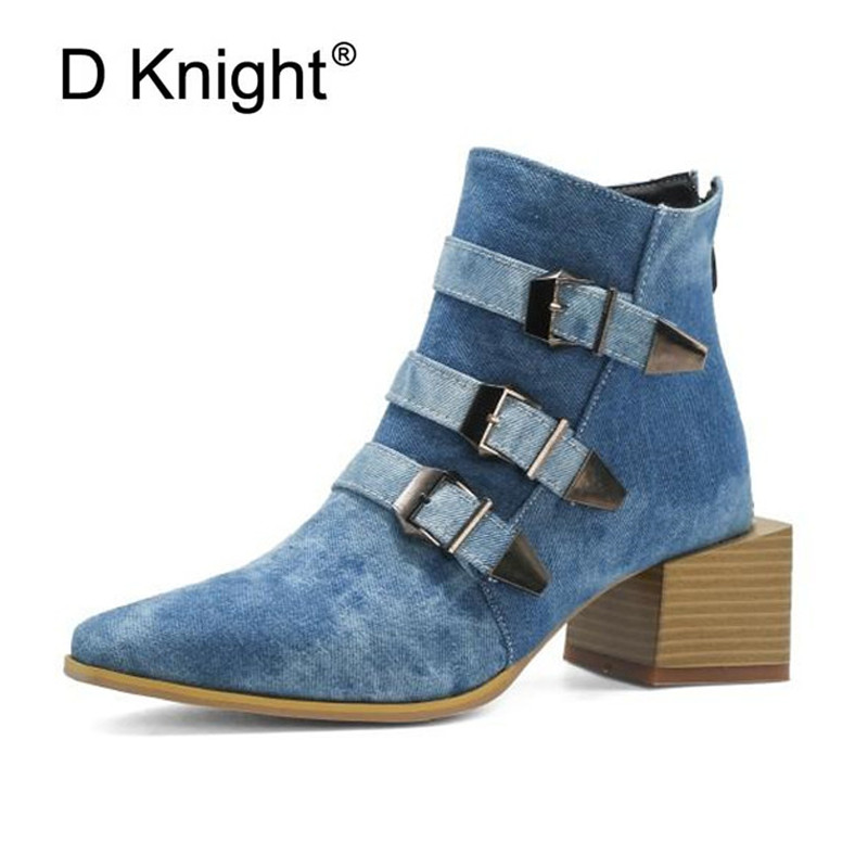 2020 Autumn Winter New Punk Riding Boots Women Shoes Fashion Pointed Toe Square Heel Ladies Ankle Short Western Boots For Woman, Denim blue z178
2020 Autumn Winter New Punk Riding Boots Women Shoes Fashion Pointed Toe Square Heel Ladies Ankle Short Western Boots For Woman, Denim blue z178