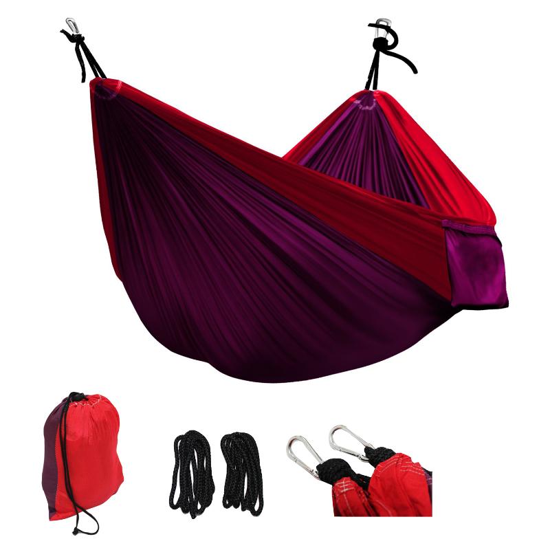 Parachute Cloth Portable Double Person Hammock Leisure travel mix color Hammock Camping Survival camping mat
Parachute Cloth Portable Double Person Hammock Leisure travel mix color Hammock Camping Survival camping mat