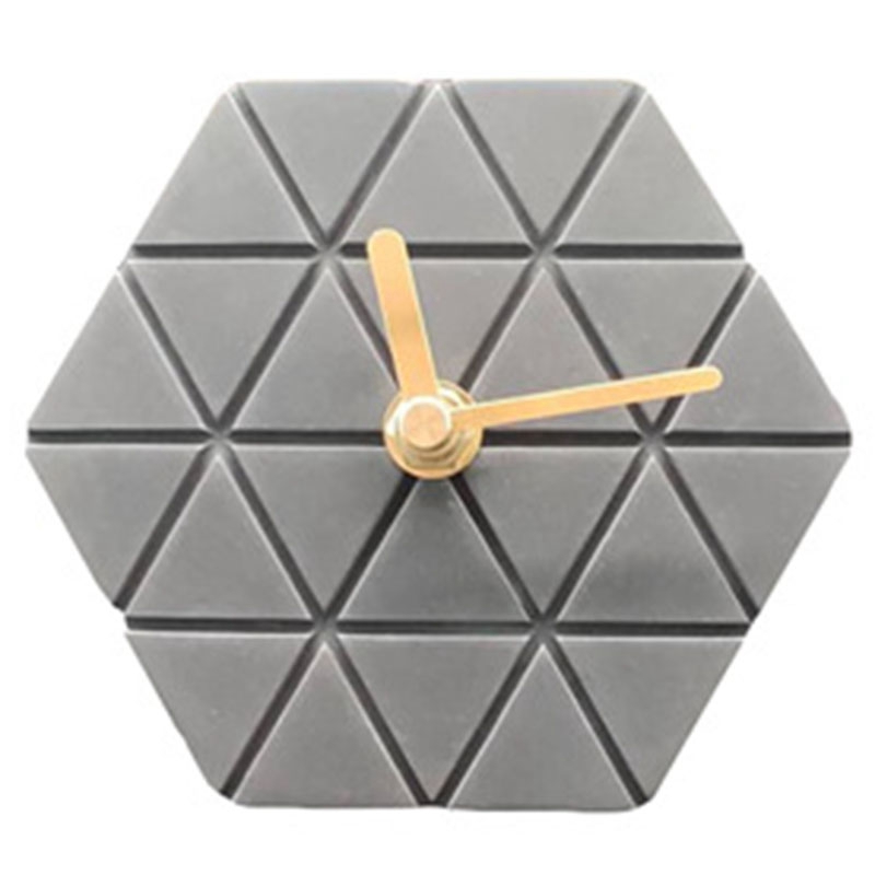 Cement Clock Mute Bedside Table Creative Clock Simple Personality Student Bedroom Decoration Table - Black
Cement Clock Mute Bedside Table Creative Clock Simple Personality Student Bedroom Decoration Table - Black