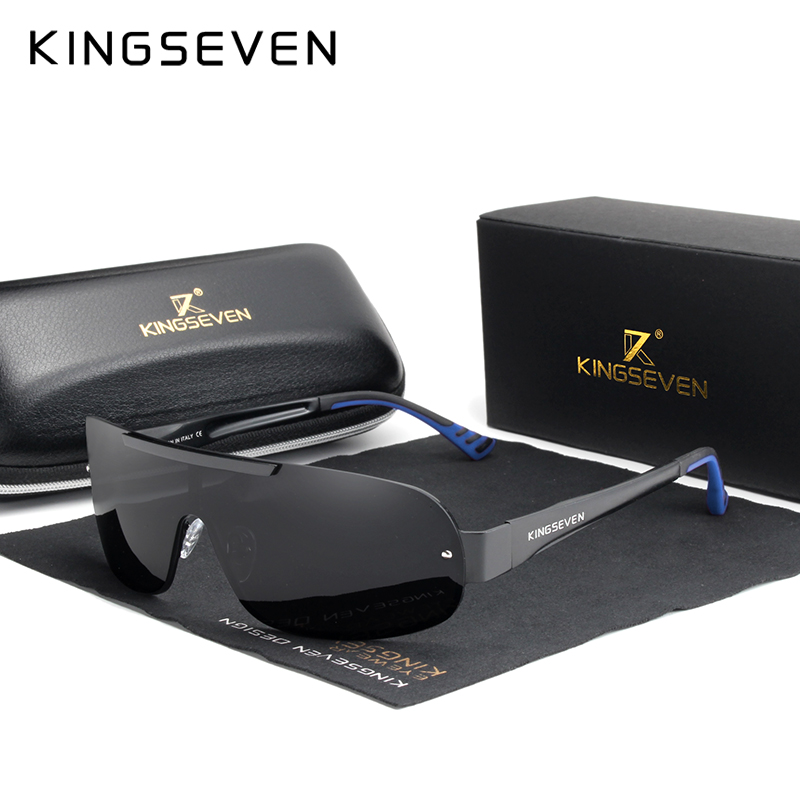 KINGSEVEN Design New Aluminum Men Brand Sunglasses Polarized Men's Sun Glasses Integrated Lens Eyewear
KINGSEVEN Design New Aluminum Men Brand Sunglasses Polarized Men's Sun Glasses Integrated Lens Eyewear