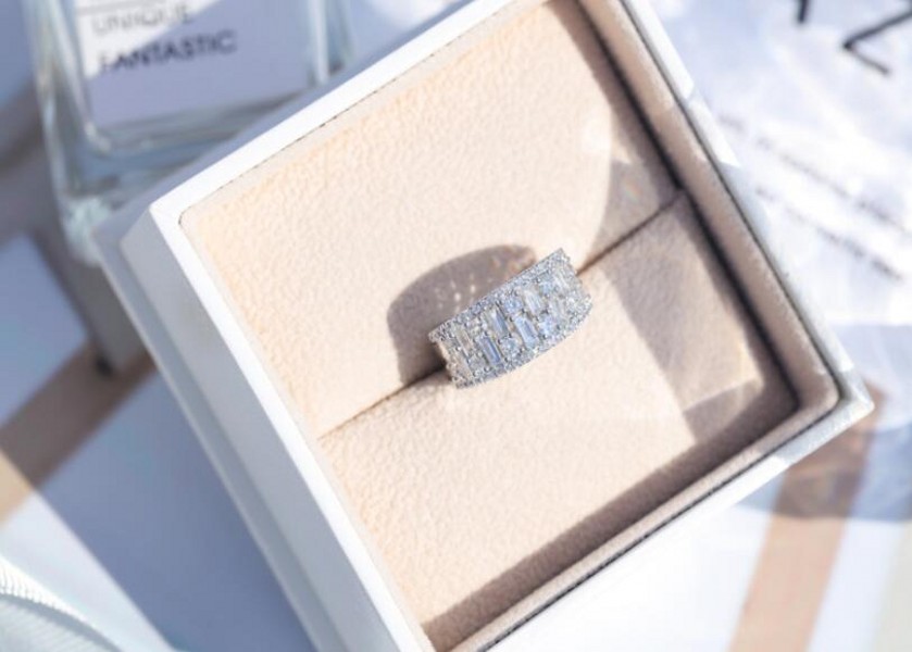 Sparkling Luxury Jewelry 925 Sterling Silver T Princess Cut White Topaz CZ Diamond Gemstones Eternity New Women Wedding Bridal Ring Gift