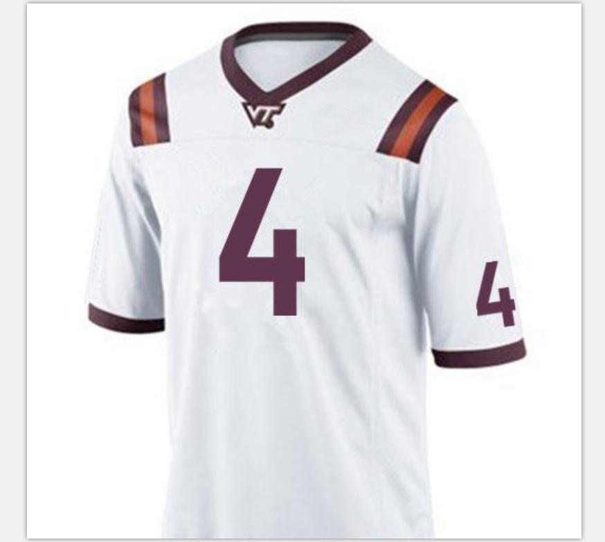 Custom Men Youth women Va Tech Hokies Dax Hollifield #4 Football Jersey size s- or custom any name or number jersey, Red men s-5xl
Custom Men Youth women Va Tech Hokies Dax Hollifield #4 Football Jersey size s- or custom any name or number jersey, Red men s-5xl