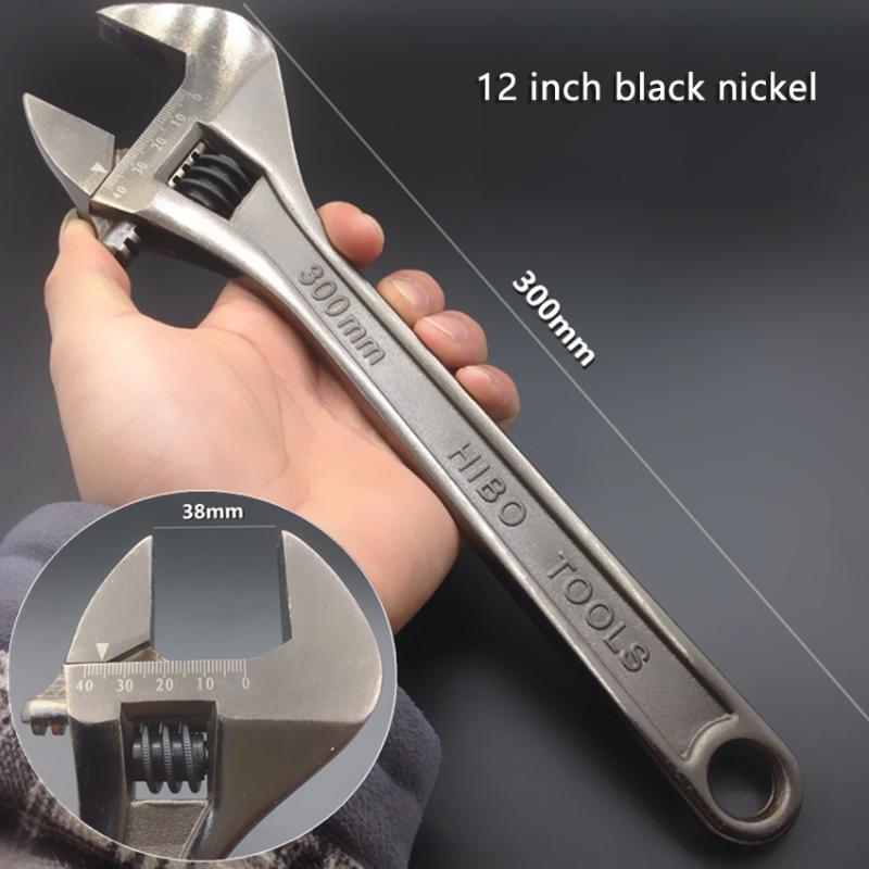 8"/10"/12"/15" Universal Adjustable Wrench Multi-function Big Opening End Wrenches Hand Tools Spanner for Repairing Installation
8"/10"/12"/15" Universal Adjustable Wrench Multi-function Big Opening End Wrenches Hand Tools Spanner for Repairing Installation